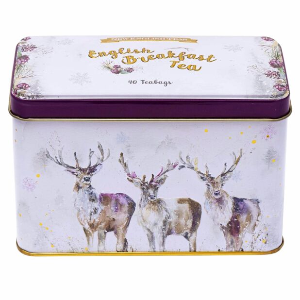 RS106  Anglický čaj 40 ks v plechu Zimní JELENI