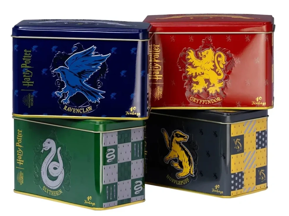 Harry Potter Čaj - Bradavické koleje, dárková sada 4 x 80 g