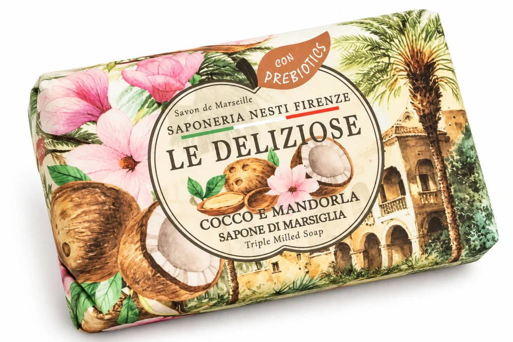 Nesti Dante mýdlo Le deliziose Cocco e mandorla 150 g