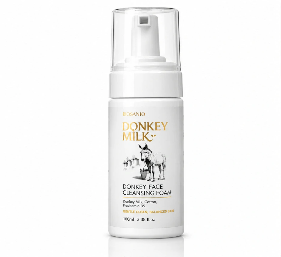 Biosanto Čisticí pěna na obličej Donkey 100 ml