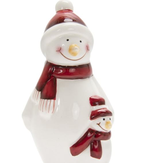 LP51883 Porcelánové duo ptáci červenobílé