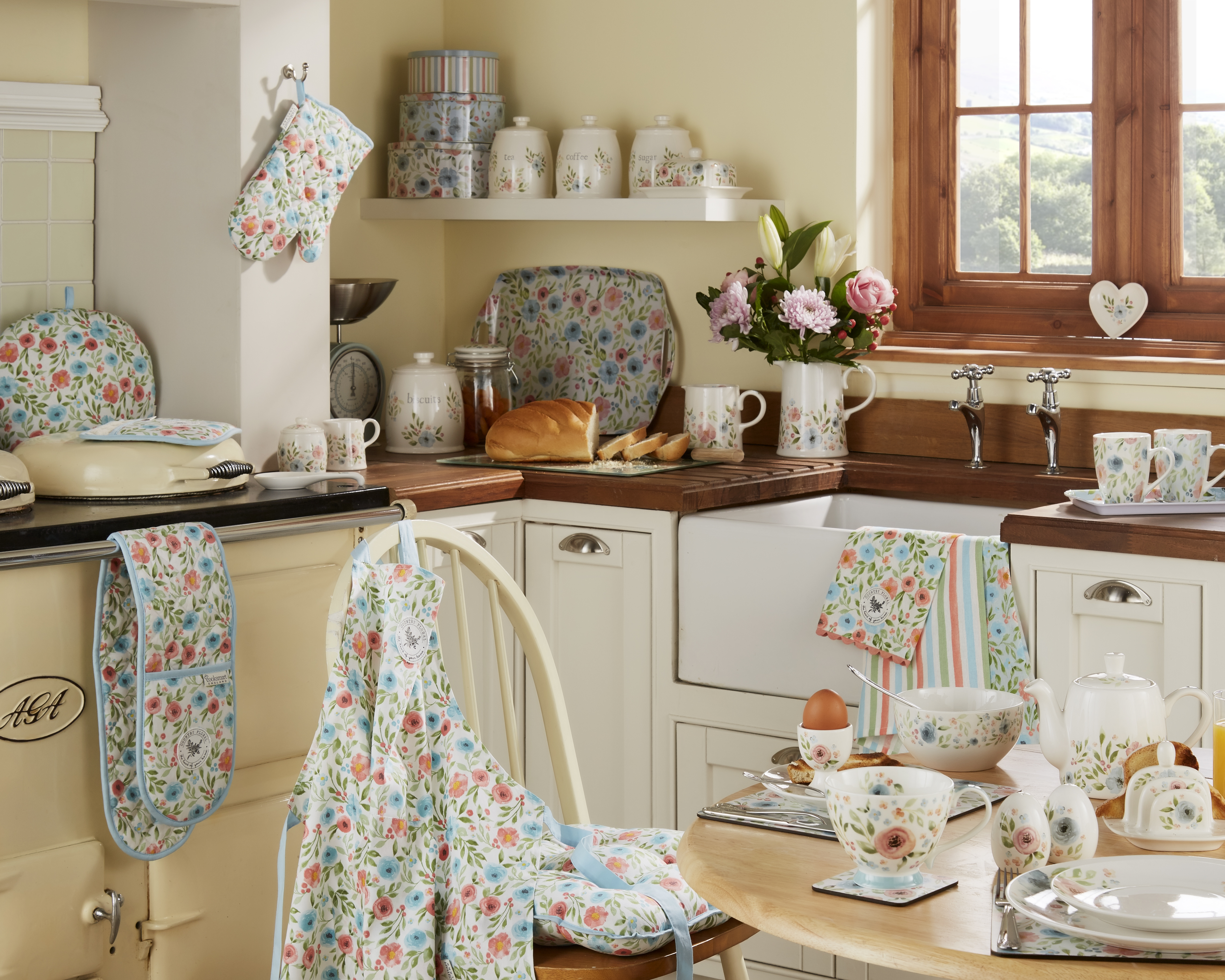 CL1403  Country Floral solnička