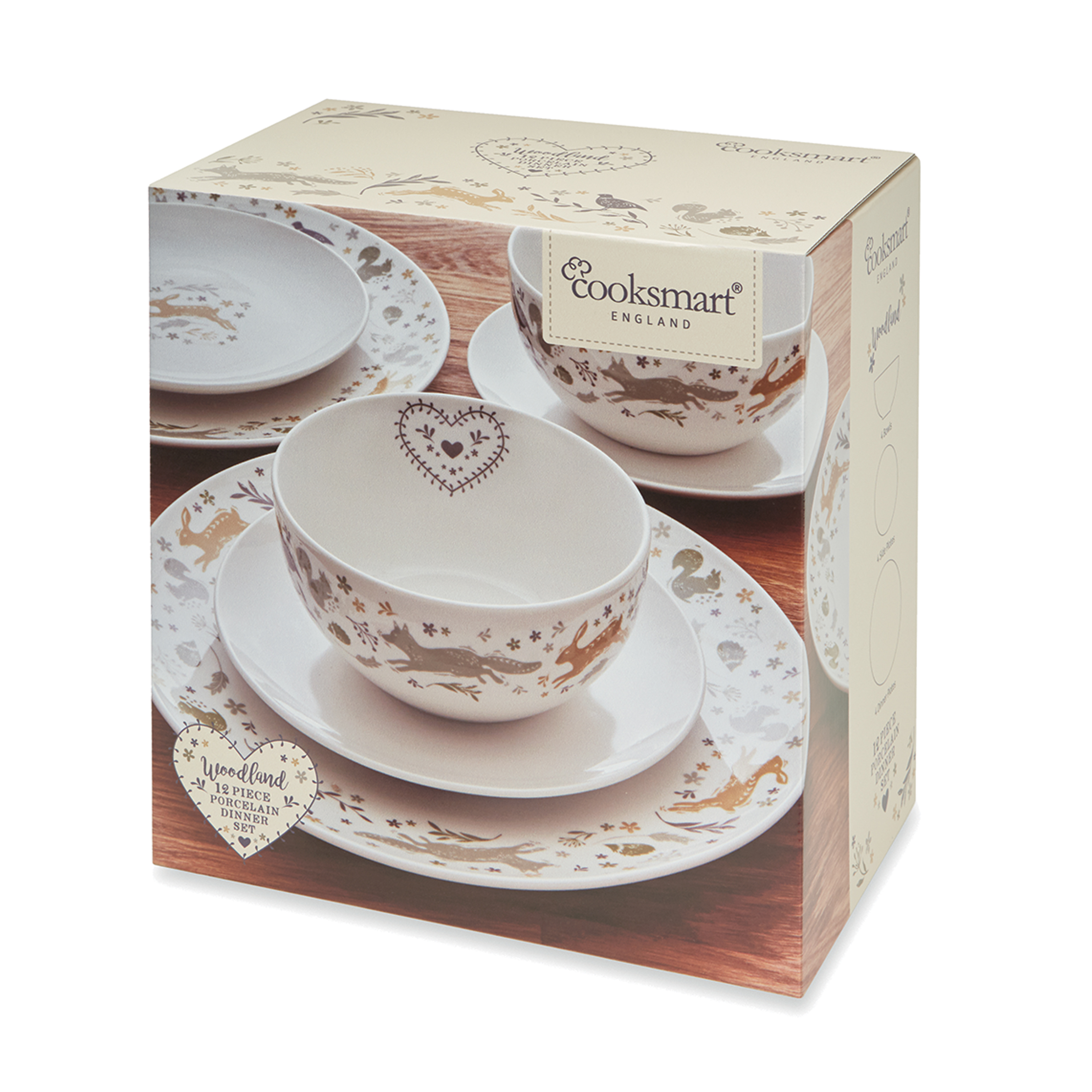 AC9986 WOODLAND sklenice s víkem 1 l