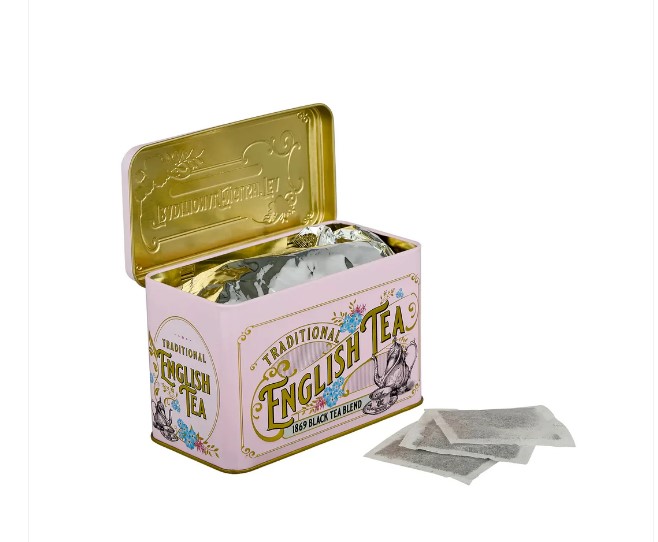 RS85 Angl. čaj Vintage Victorian PINK