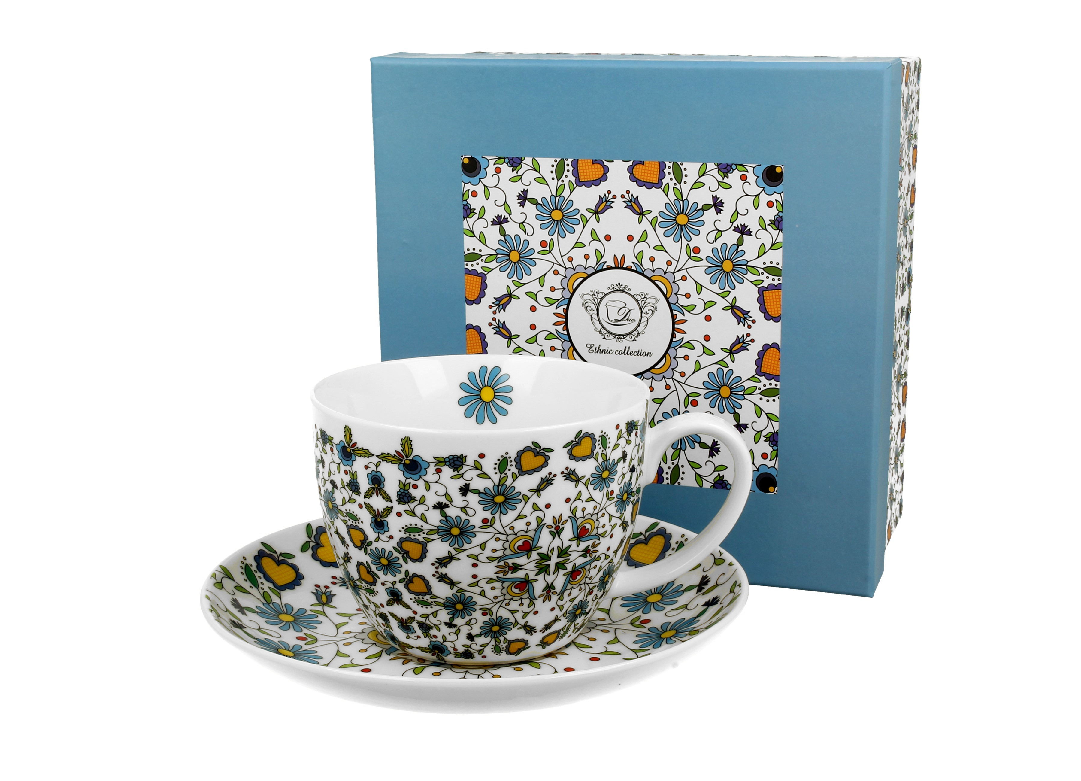 703 Kaszubski šálek a podšálek 280 ml v krabičce