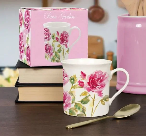 LP95466 Rose Garden hrnky 4 ks set v krabičce