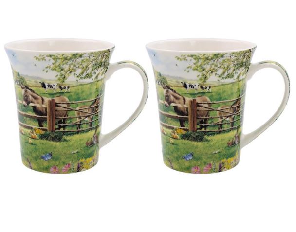 LP95248 Hrnek v krabičce oslí farma