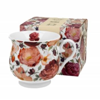 806 set 2 hrnků SPRING ROSES WHITE