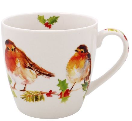 LP53822 Hrnek vysoký  WINTER ROBIN