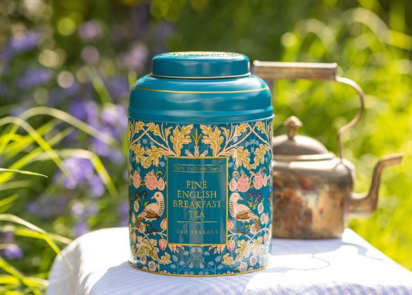 MD19 Anglický čaj 80 ks  kulatá dóza DROZD zpěvný 