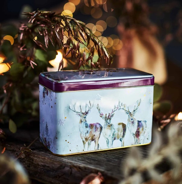 RS106  Anglický čaj 40 ks v plechu Zimní JELENI