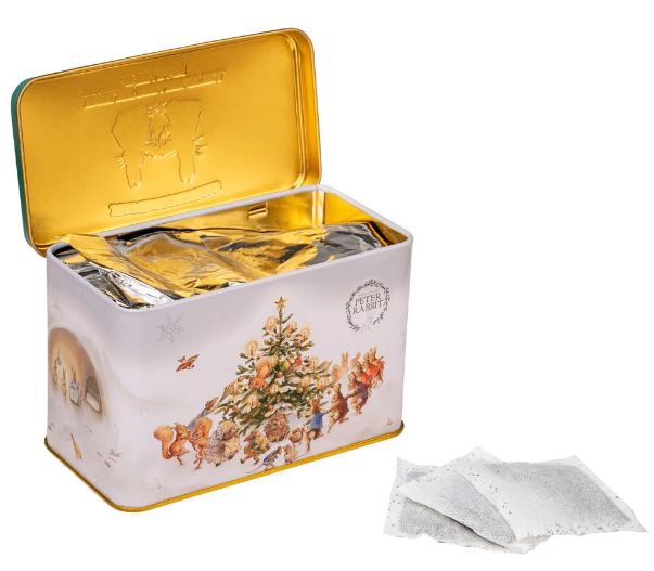 RS93 Anglický čaj 40 ks v plechu WINTER PETER RABBIT