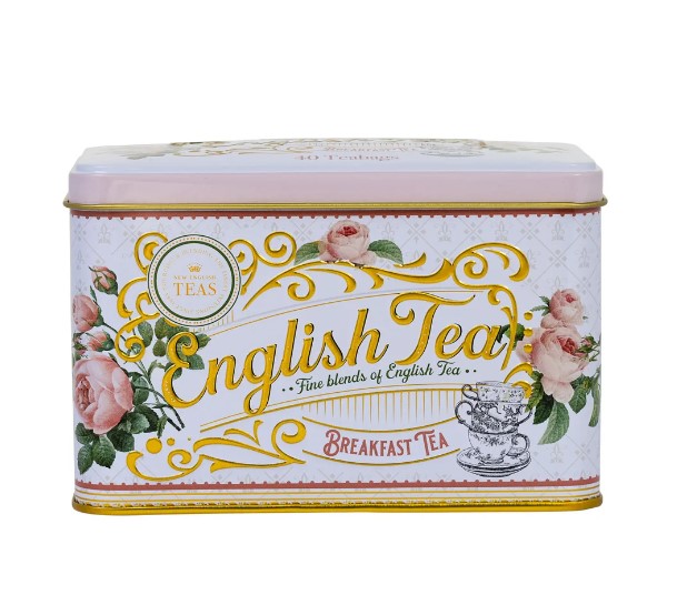 RS119 Anglický čaj 40 ks v plechu ENGLISH ROSE