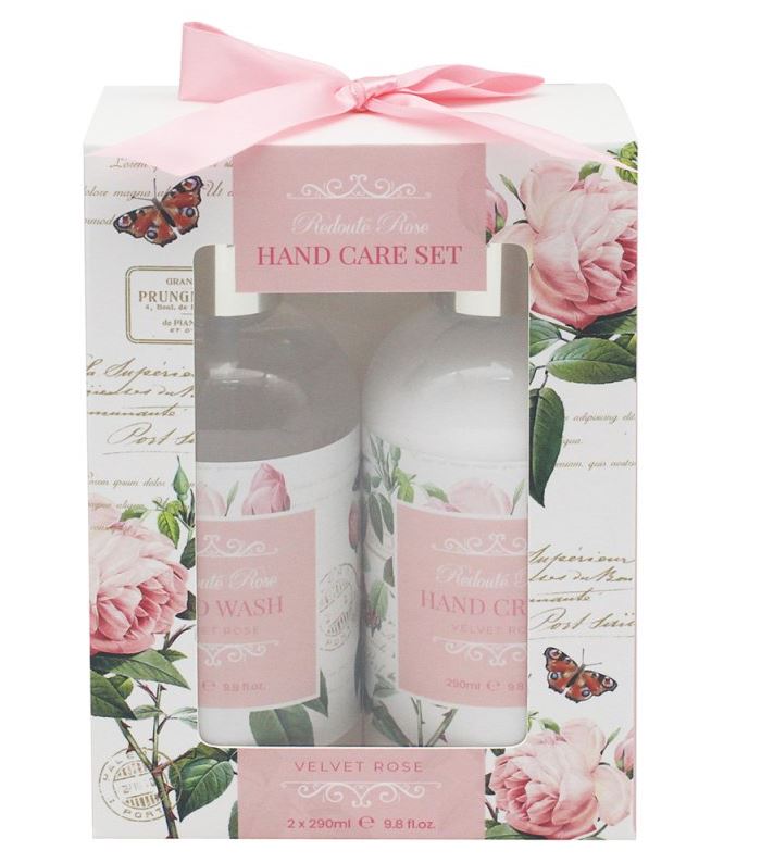 Kosmetická sada VELVET ROSE tekuté mýdlo a krém na ruce 290ml
