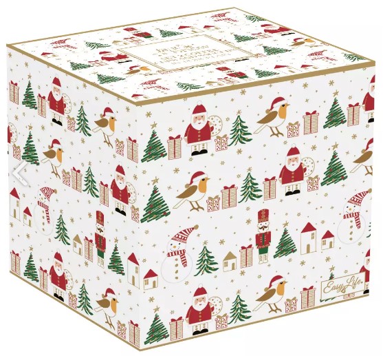 R1336-lsno šálek a podšálek sada 4 ks  Let It Snow