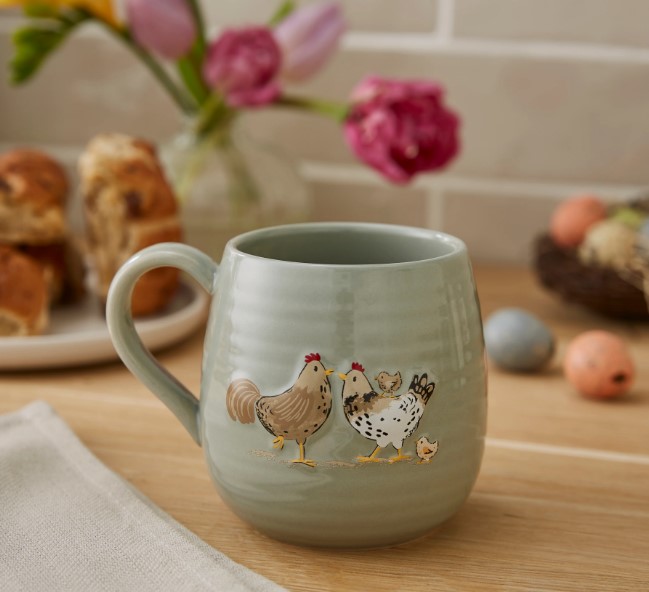 Hrnek HEN HOUSE - GRAY 300ml