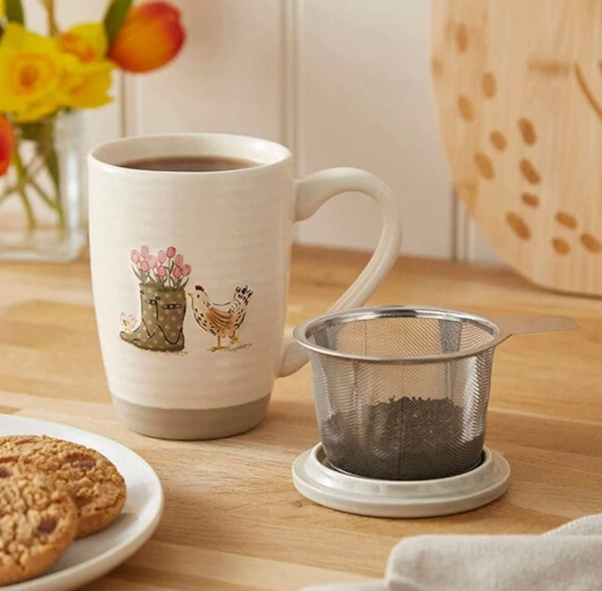 Hrnek Cooksmart Hen House Lane Infuser 