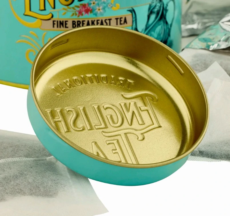 MD03 Anglický čaj 80 ks kulatá dóza LIGHT GREEN