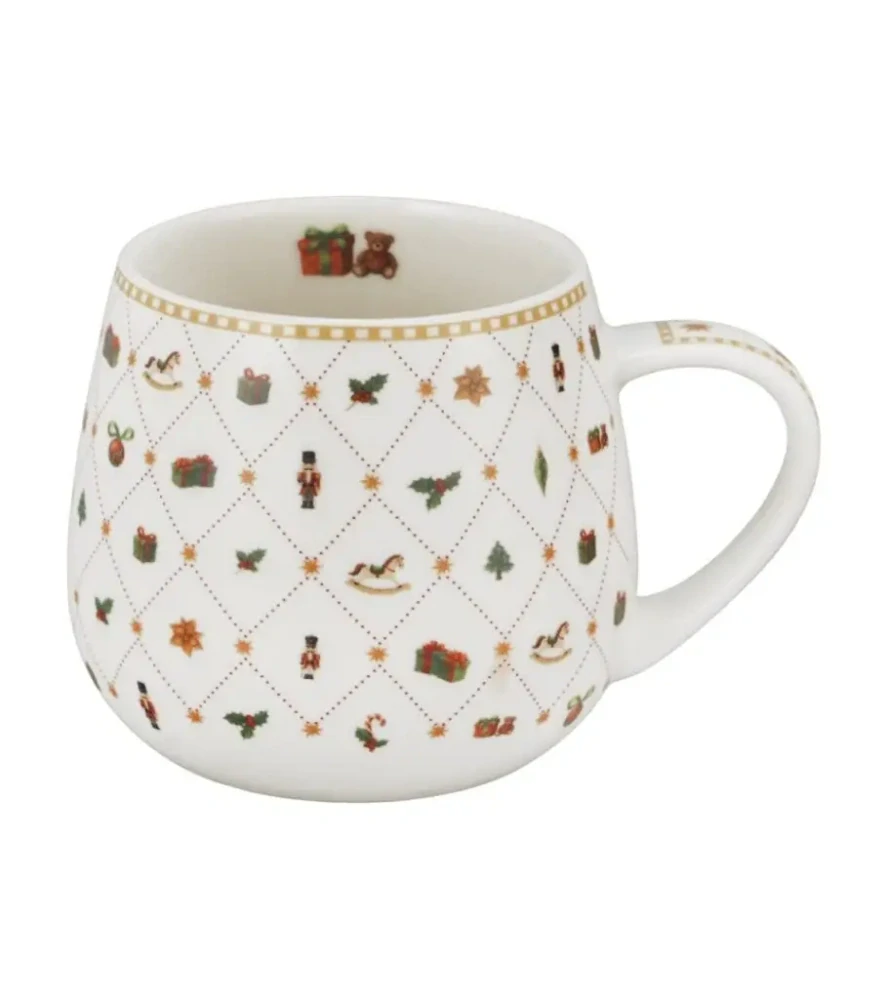 Porcelánový hrnek v dárkové krabičce Ornament Joy 430 ml