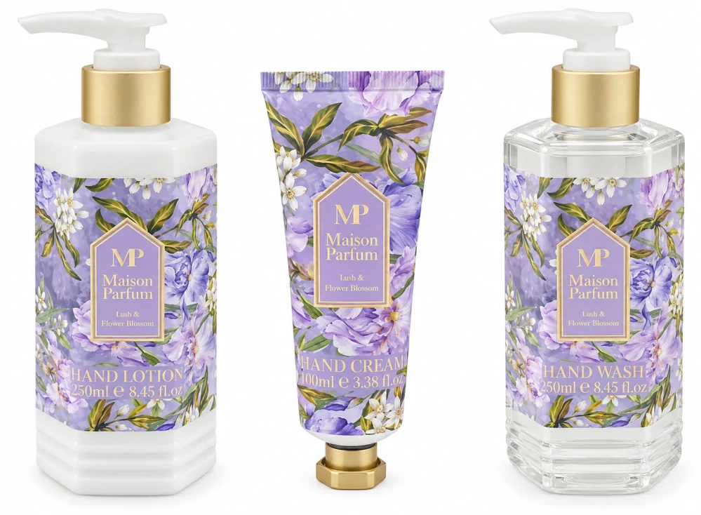 Dárková sada tělové péče 3 ks - Maison Parfum Iris & Orange Blossom