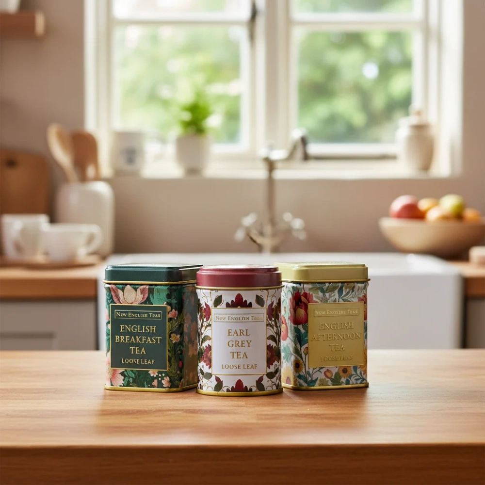 Sada mini čajových dóz William Morris 3 ks 70 g