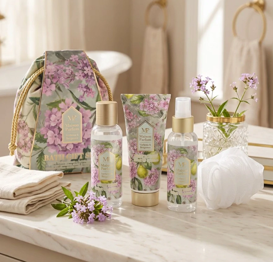 Maison Parfum Verbena & Bergamot – Luxusní dárková tělová sada