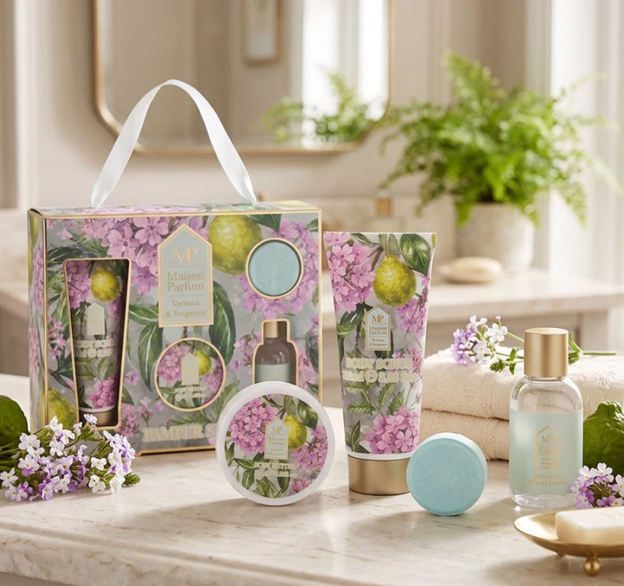 Maison Parfum Verbena & Bergamot – Luxusní dárková tělové sada