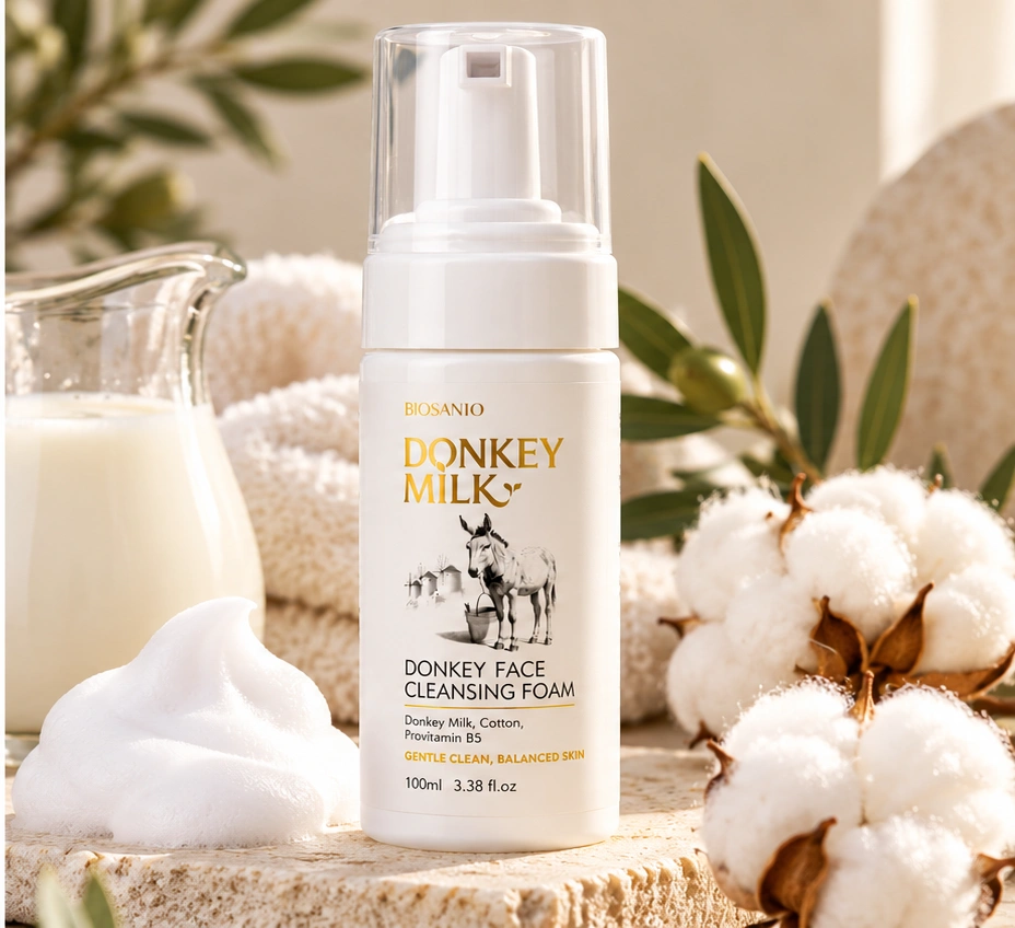 Biosanto Čisticí pěna na obličej Donkey 100 ml