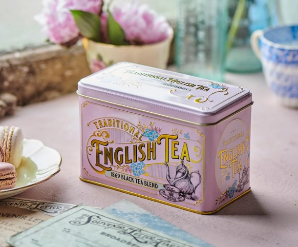 RS85 Angl. čaj Vintage Victorian PINK