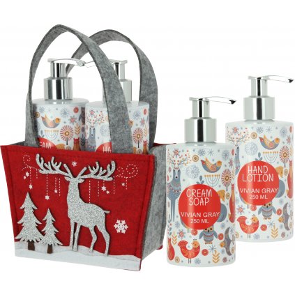 1434 set RED CHRISTMAS v dárkové tašce