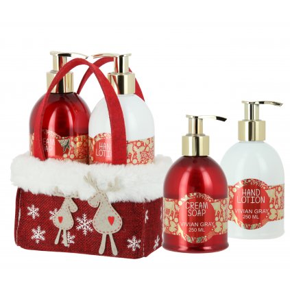 1445 set CREAM GLITTERIN  v dárkové tašce