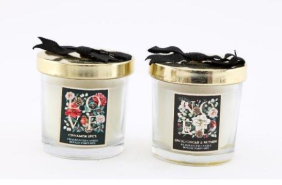 XMBL20 Vánoční hvězda čajové svíčky 10 ks