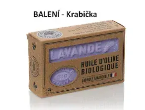 SOL089 Label mýdlo BIO 125 g JABLKO , LEVANDULE