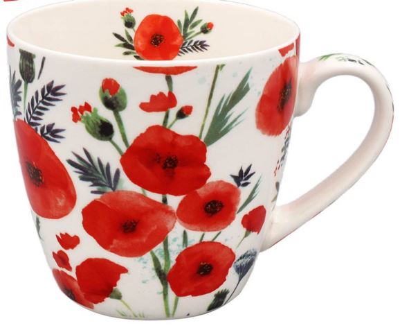 LP96281 Poppy Korkové prostírání střední 4 kusy set