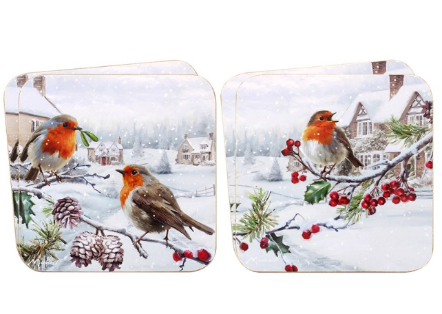 LP54252 Cristmas Robins hrnek snídaňový