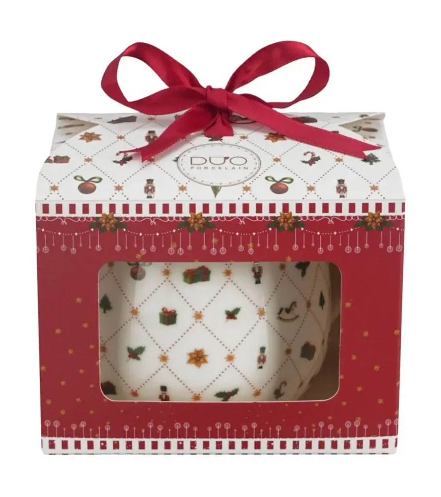 Porcelánový hrnek v dárkové krabičce Ornament Joy 430 ml