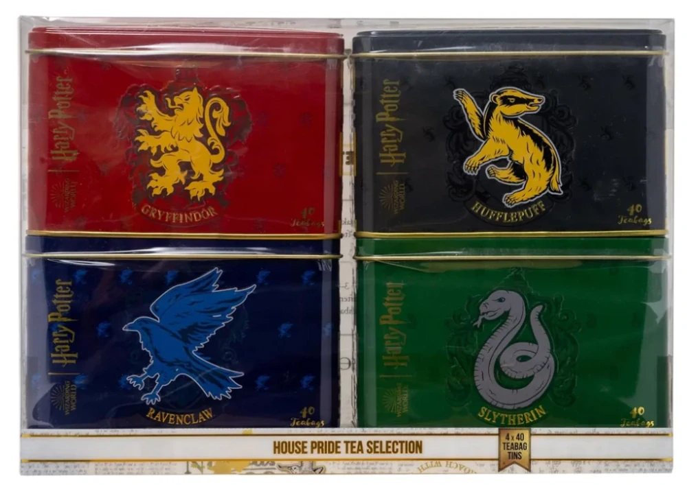 Harry Potter Čaj - Bradavické koleje, dárková sada 4 x 80 g
