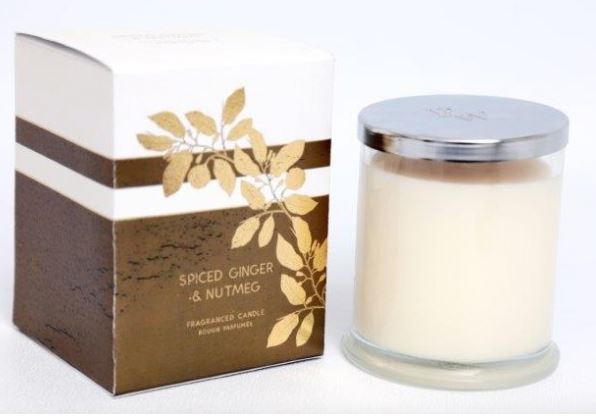 XMCR0041 svíčka ve skle CEDROVÉ DŘEVO / JANTAR