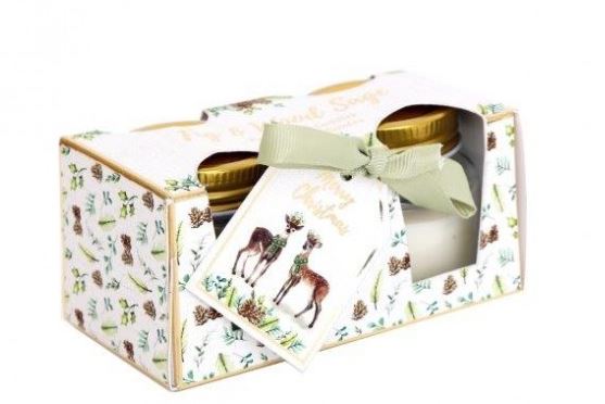 XMSG0121 Kalíšek sklo na svíčku zelený/ SRNKY