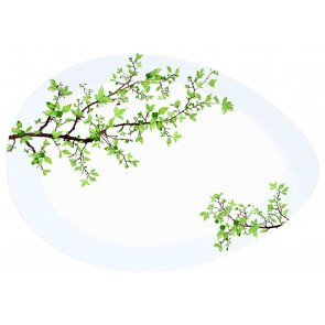 R1083-NTRA dezertní talířek Natura