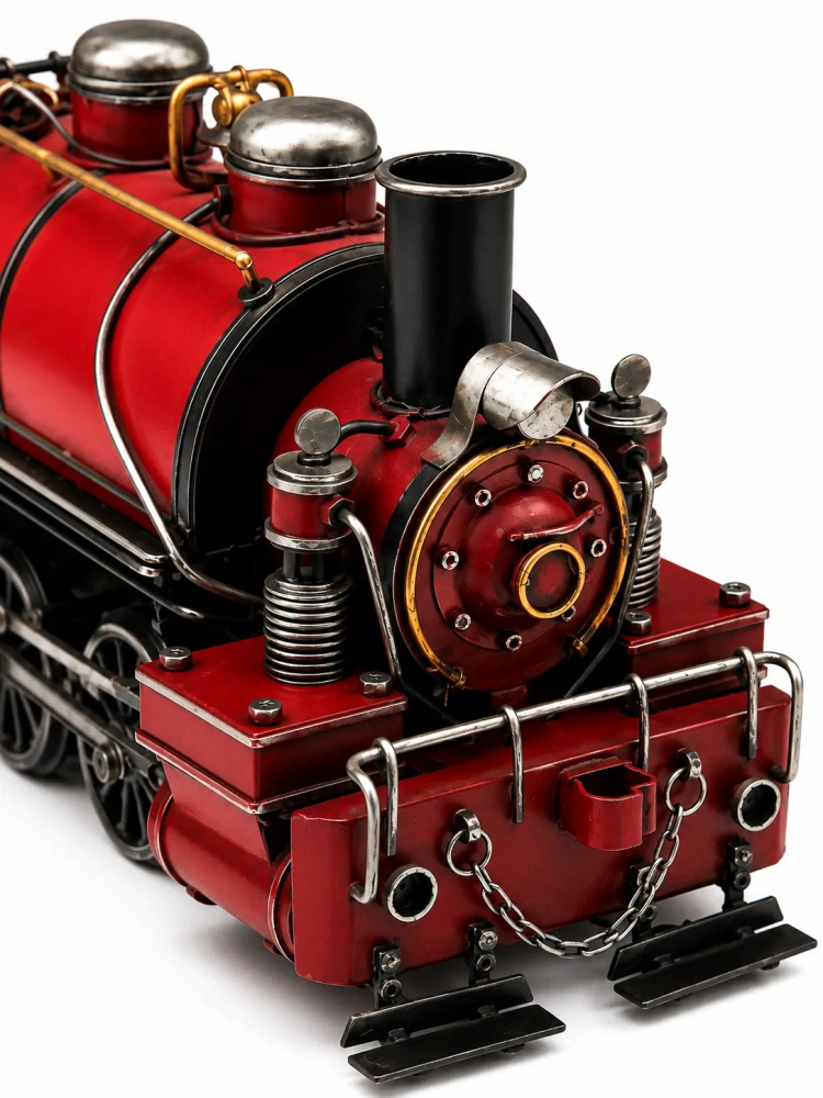 Model / maketa / figurka červená lokomotiva