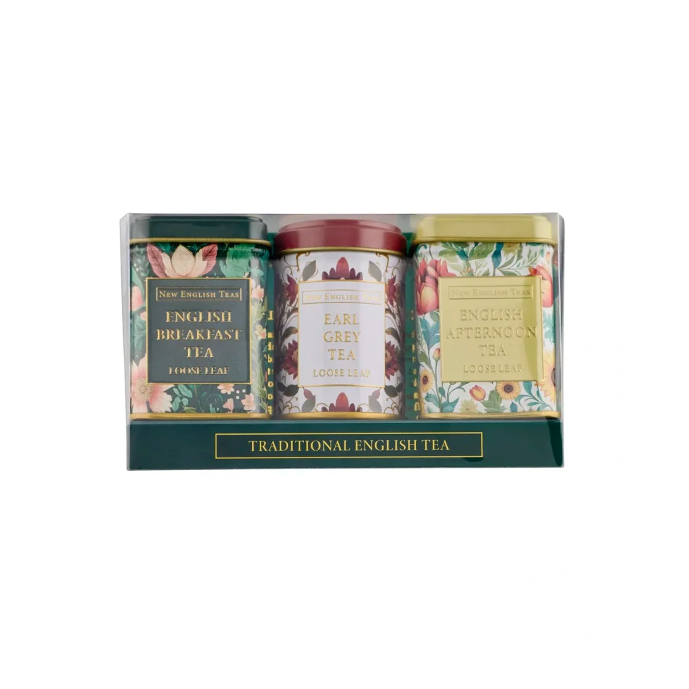 Sada mini čajových dóz William Morris 3 ks 70 g