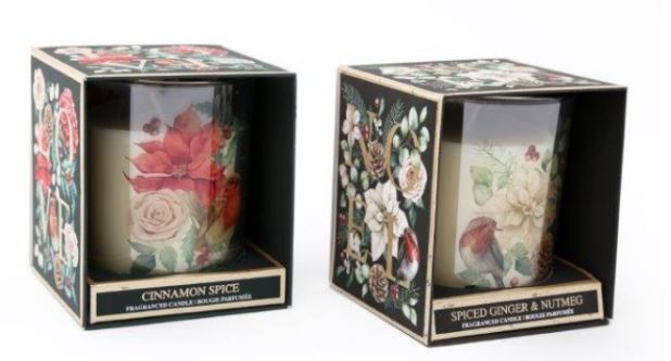 XMBL20 Vánoční hvězda čajové svíčky 10 ks