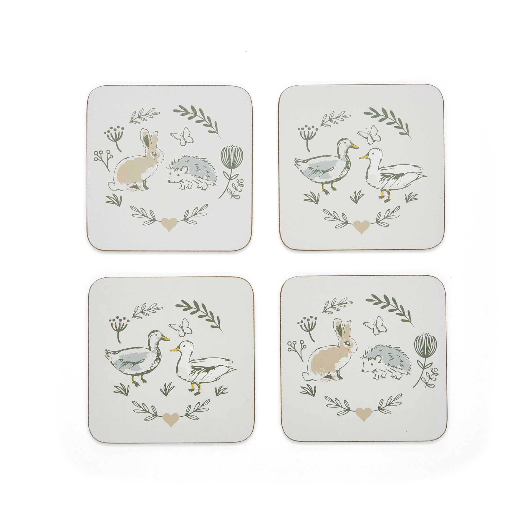 CL1792 Country Animals hrnek zajíc