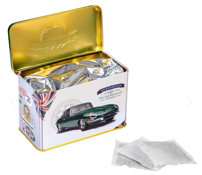 FS01 Anglický černý čaj 40 ks v plechu  Lokomotiva
