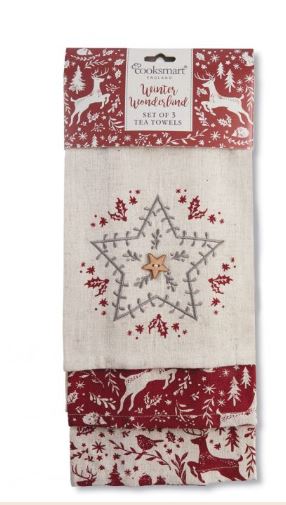 SG1568 Kuchyňská rukavice - Vánoční jelan