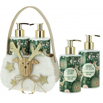 1445 set CREAM GLITTERIN  v dárkové tašce