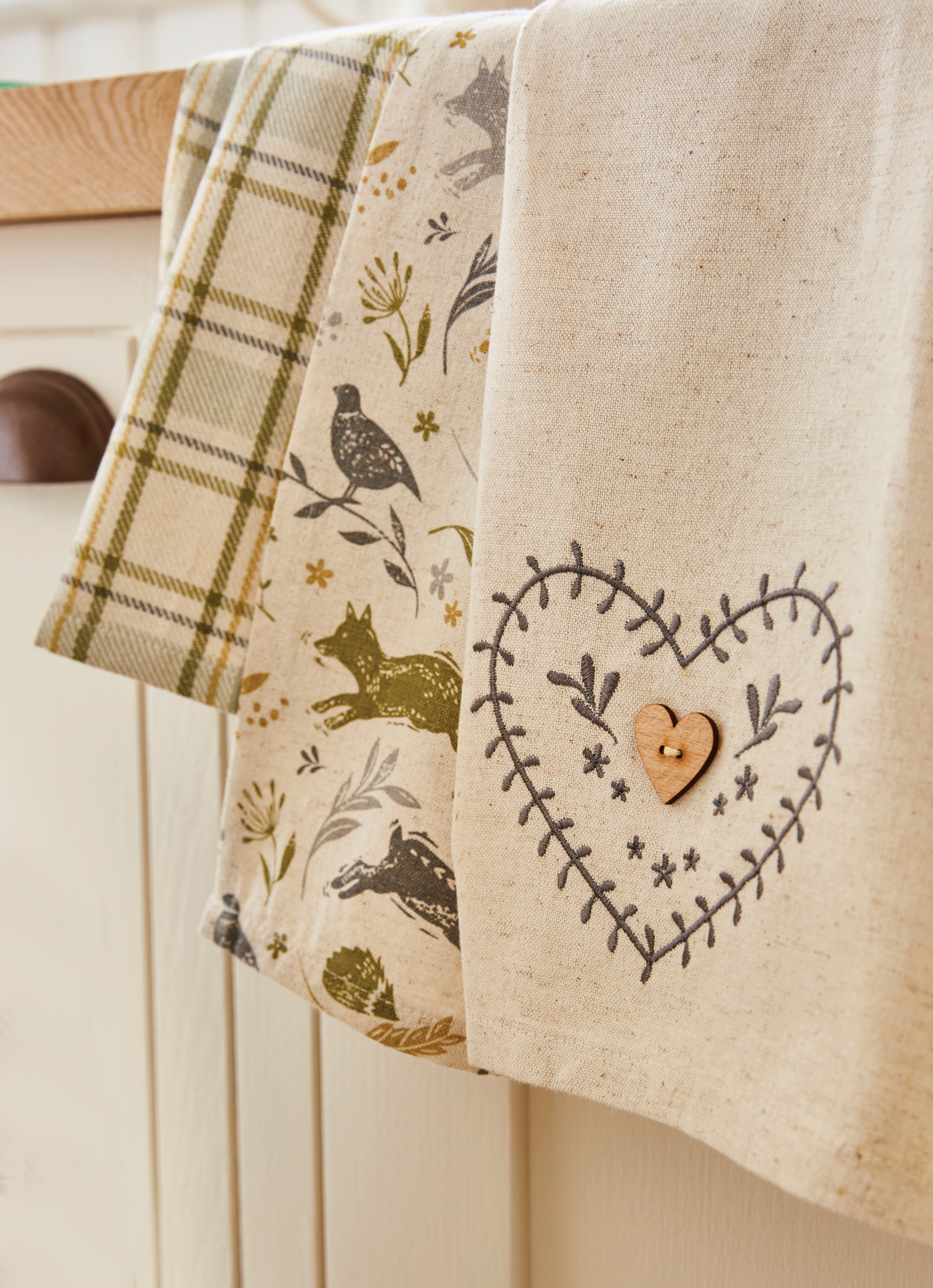 TT9900 WOODLAND bavlněné utěrky 3 ks