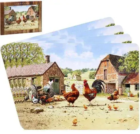 LP95941 Hrnek sniídaňový slepice na dvorku