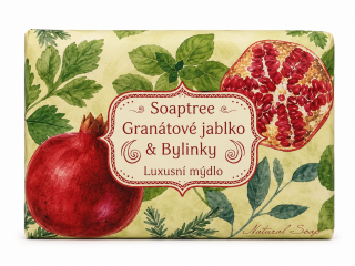 Mýdlo 200 g GRANÁTOVÉ JABLKO a BYLINKY